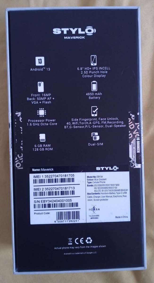 Stylo Maverick Smartphone