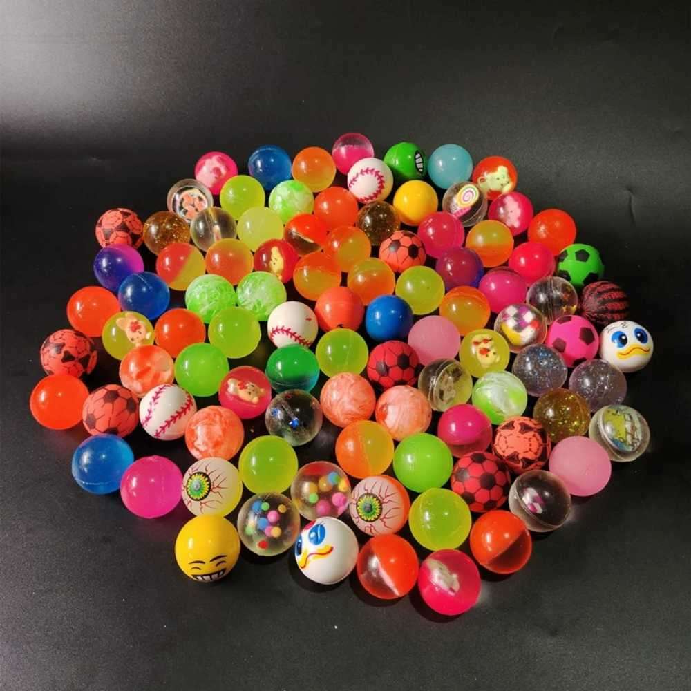 Balls Mini Colorful Bouncy balls 27mm