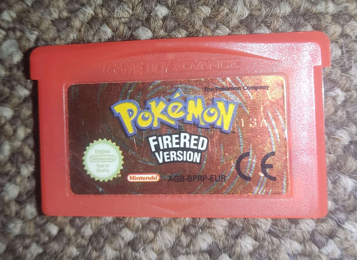 Original Pokemon fire red for gameboy