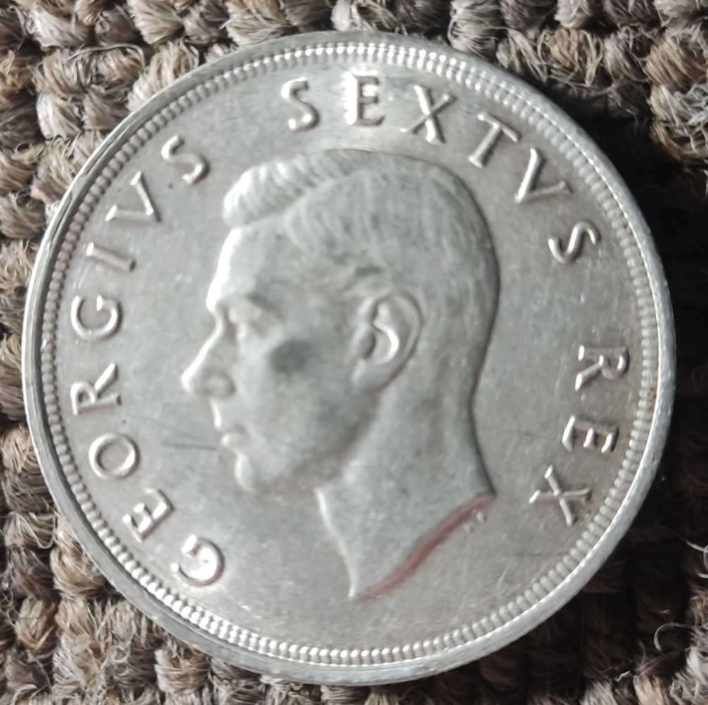 SA UNION SILVER CROWN 1952 5 shilling