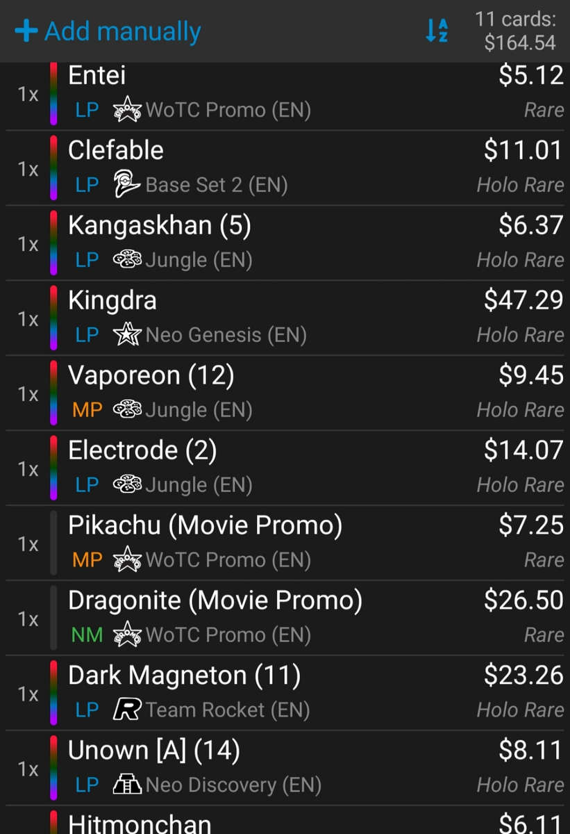 Pokémon vintage card bundle