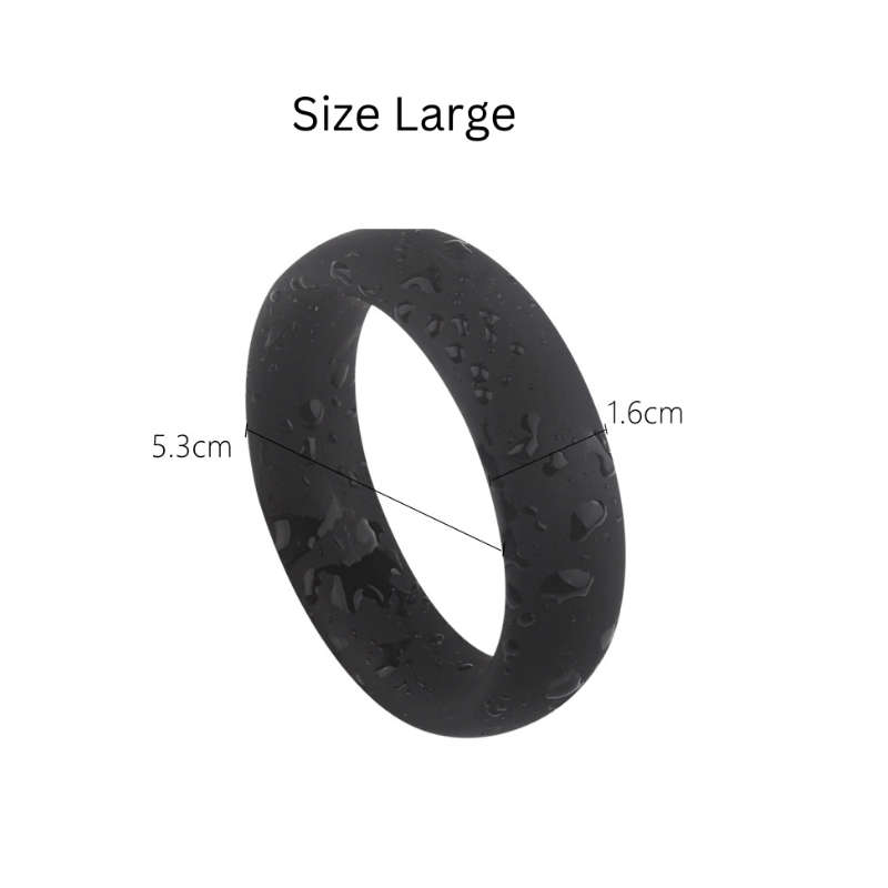 Male Erectile Dysfunction (ED) Silicone Penis / Cock Ring - 1.6cm width - Large
