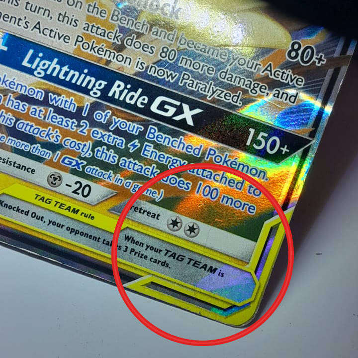 Raichu & Alolan Raichu GX 54/236 Full Art  Damaged  Unified Minds