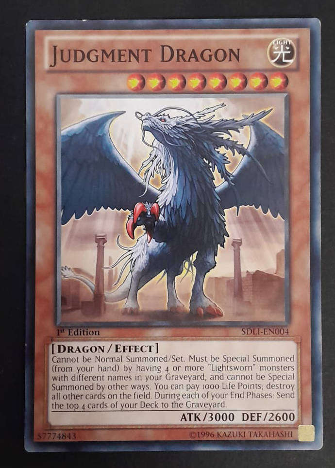 Yu-Gi-Oh Judgment Dragon SDLI-EN004 1st Edition