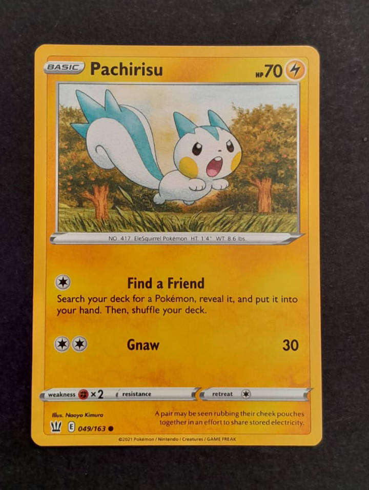 Pokemon Card Pachirisu 049/163 Battle Styles