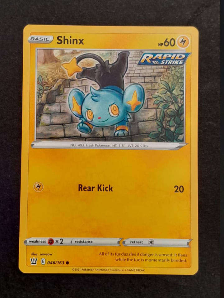 Pokemon Card Shinx 046/163 Battle Styles