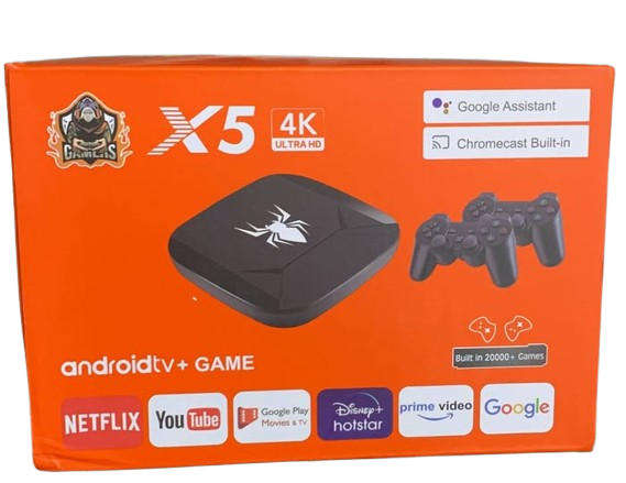 X5 Androidtv + Game 4K Ultra HD