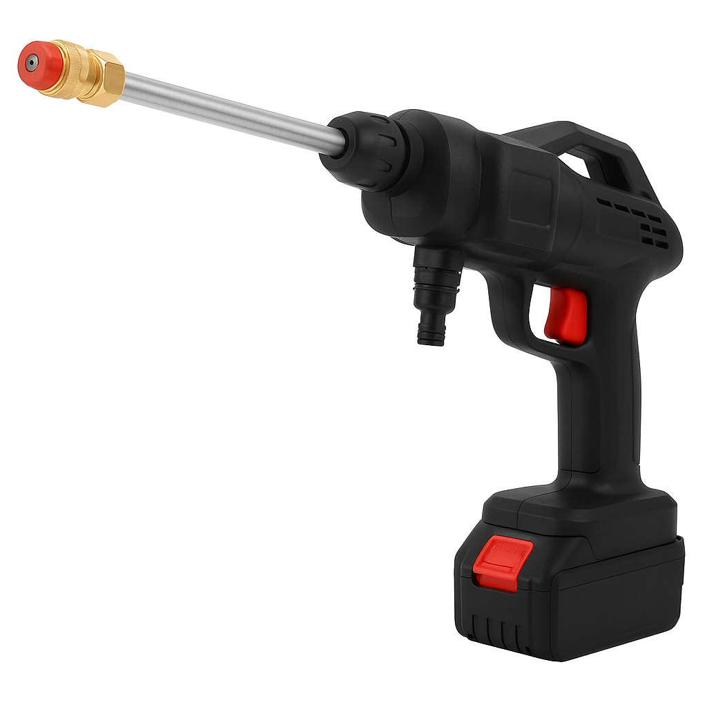 Cordless rechargeable high pressure water gun