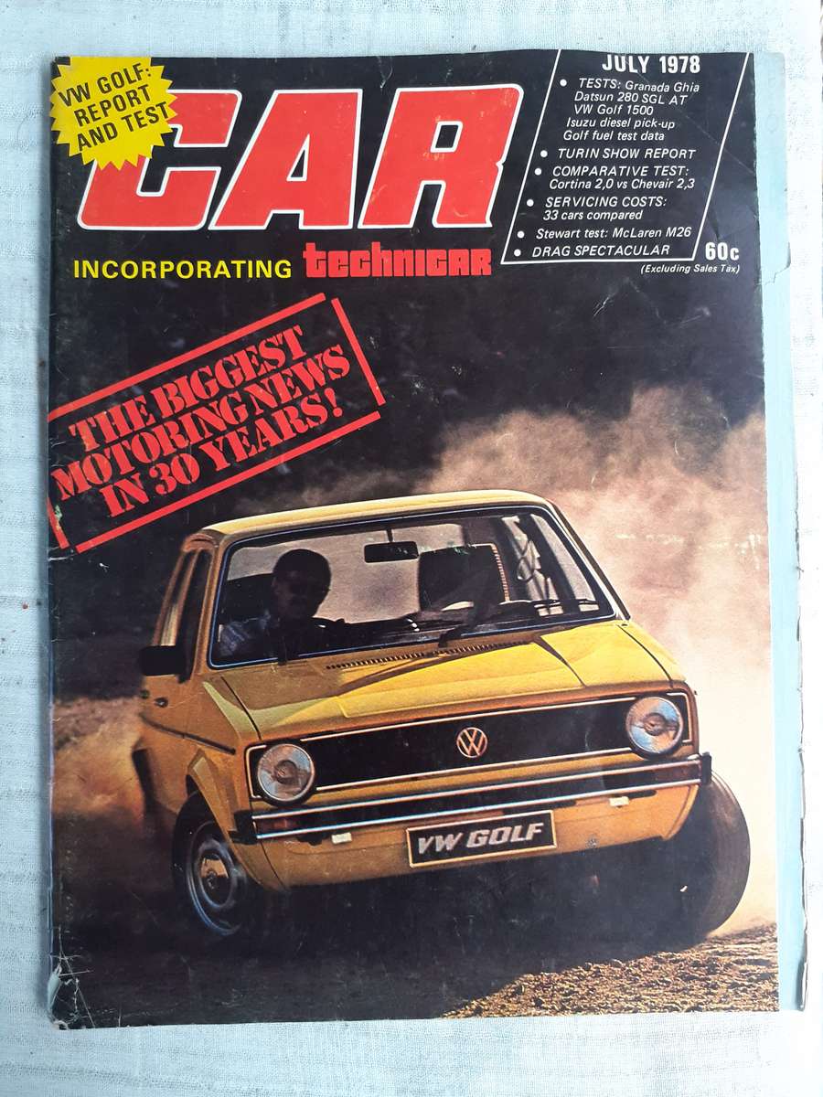 Car magazine july 1978 mk1 golf first test