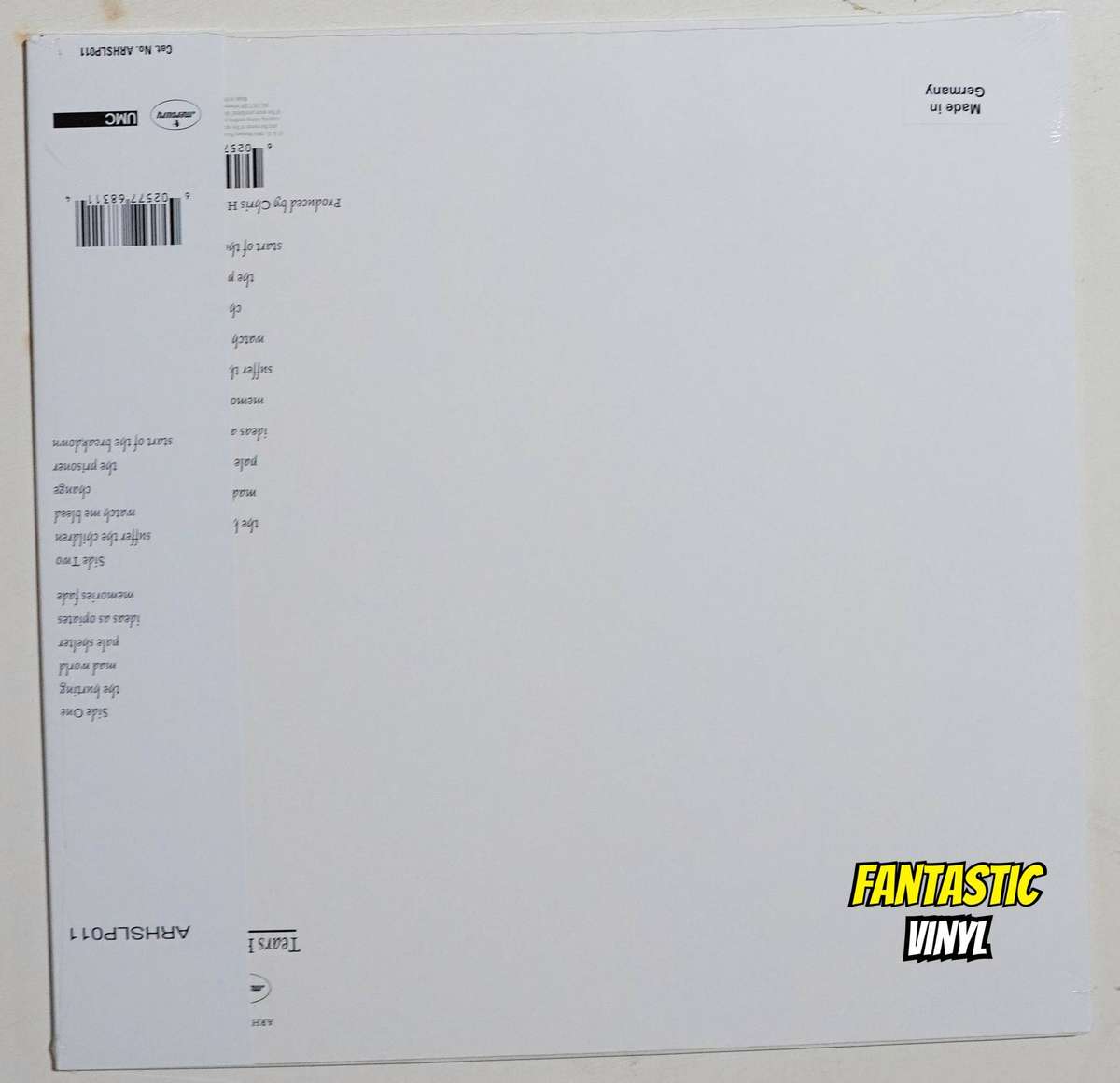 Tears For Fears  The Hurting  Half Speed Master  40th anniversary edition  Vinyl LP