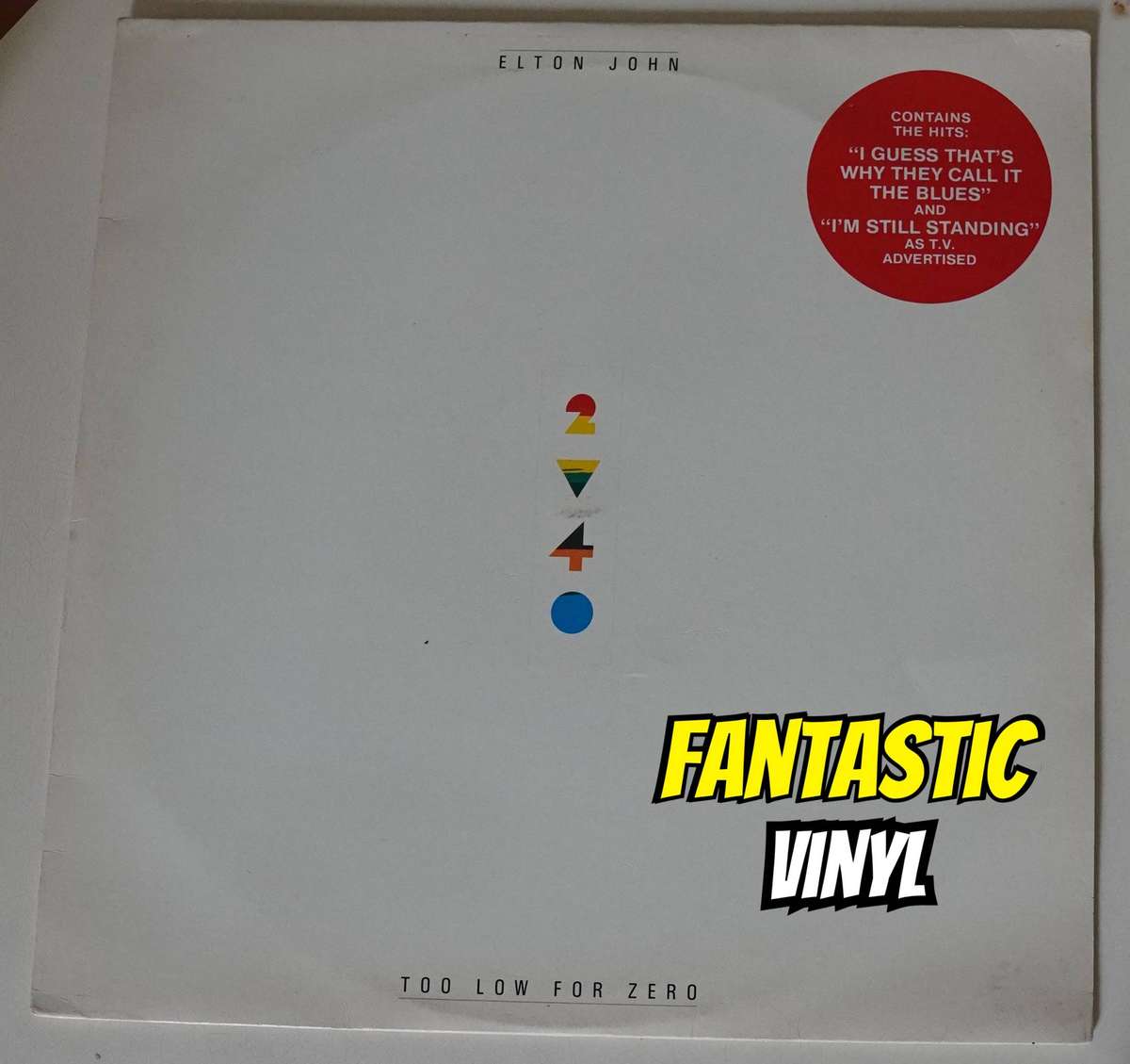 Elton John - Too Low For Zero LP Vinyl Record