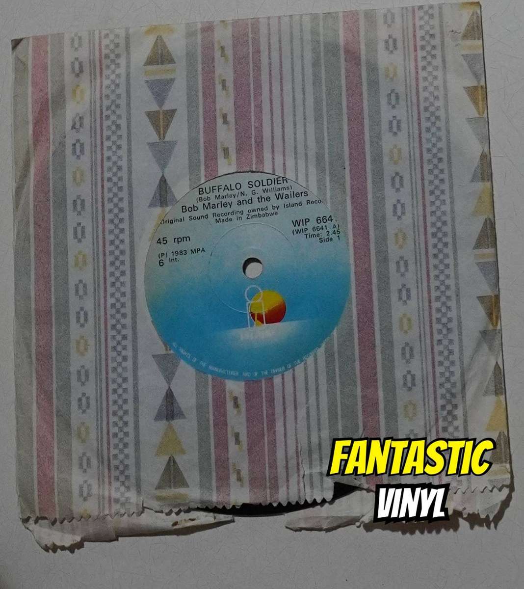 Bob Marley & The Wailers  Buffalo Soldier - 7 Record VG