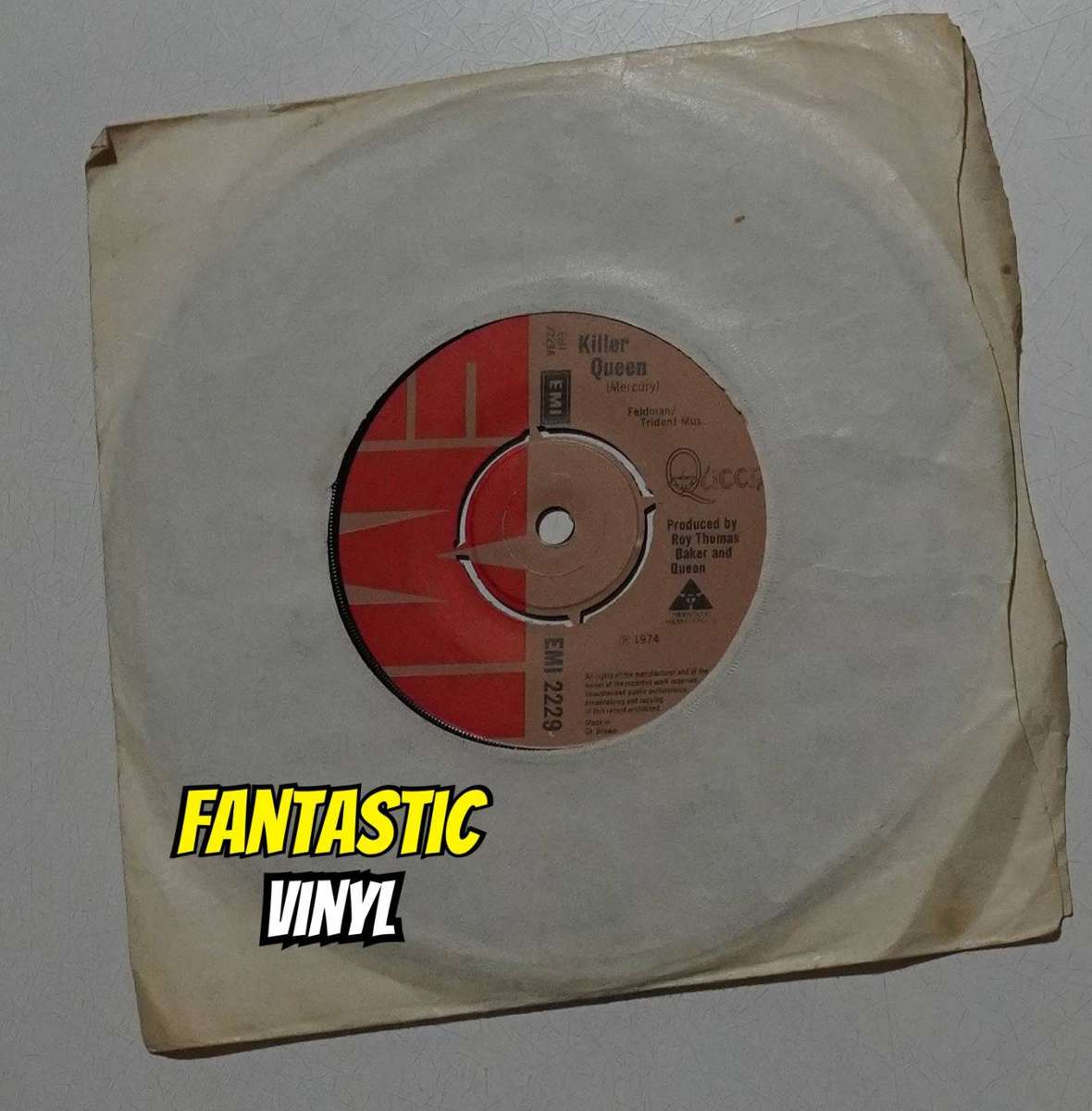 Queen  Killer Queen - Flick Of The Wrist - 7" Vinyl Record VG