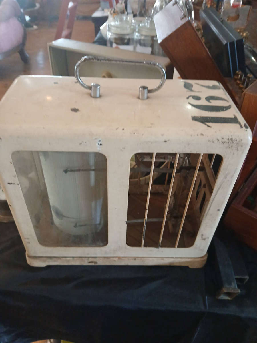 Vintage temp and barometer