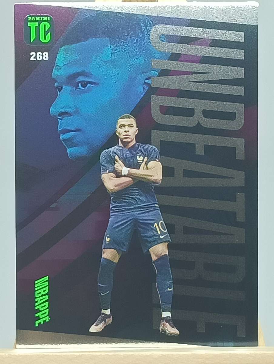 MBAPPE- PANINI- TOP CLASS 2024- UNBEATABLE- FOIL #268