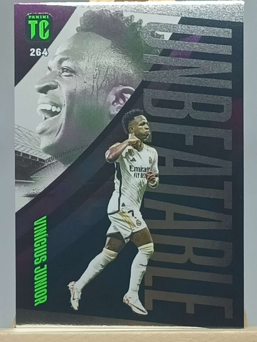 VINICIUS JUNIOR- PANINI- TOP CLASS 2024- UNBEATABLE- FOIL #264