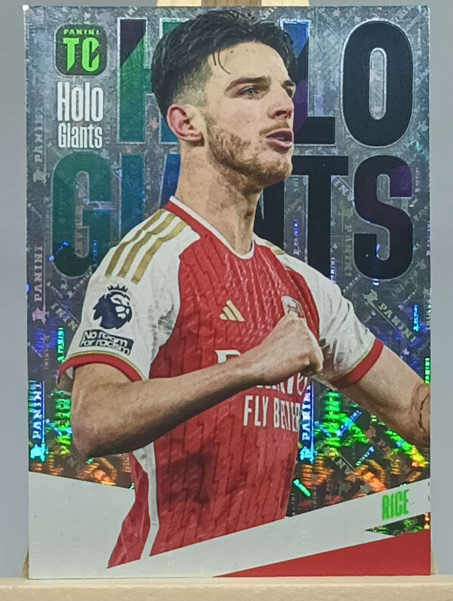 DECLAN RICE- PANINI- TOP CLASS 2024- HOLO GIANTS- FOIL