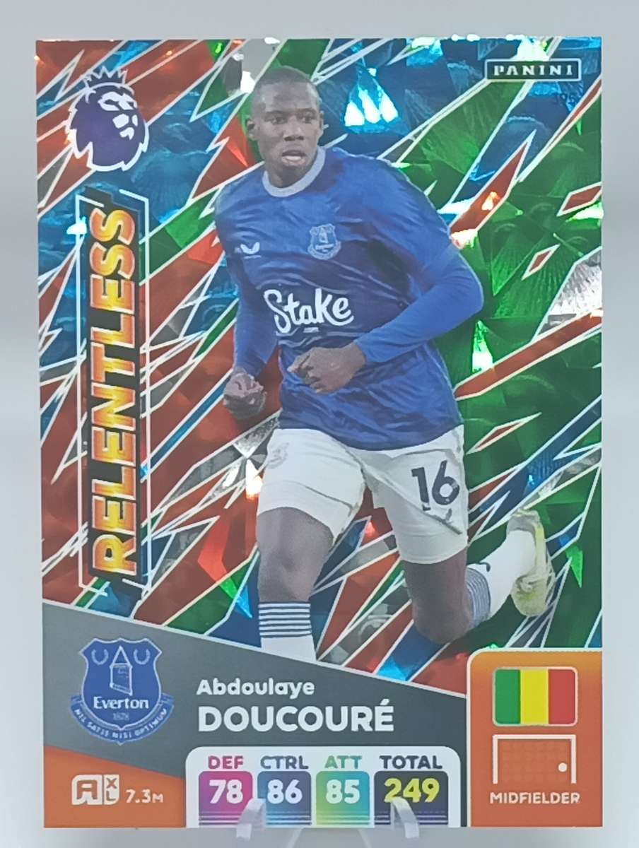 2024/25- PANINI- ADRENALYN XL- PREMIER LEAGUE- RELENTLESS- ABDOULAYE DOUCOURE #395