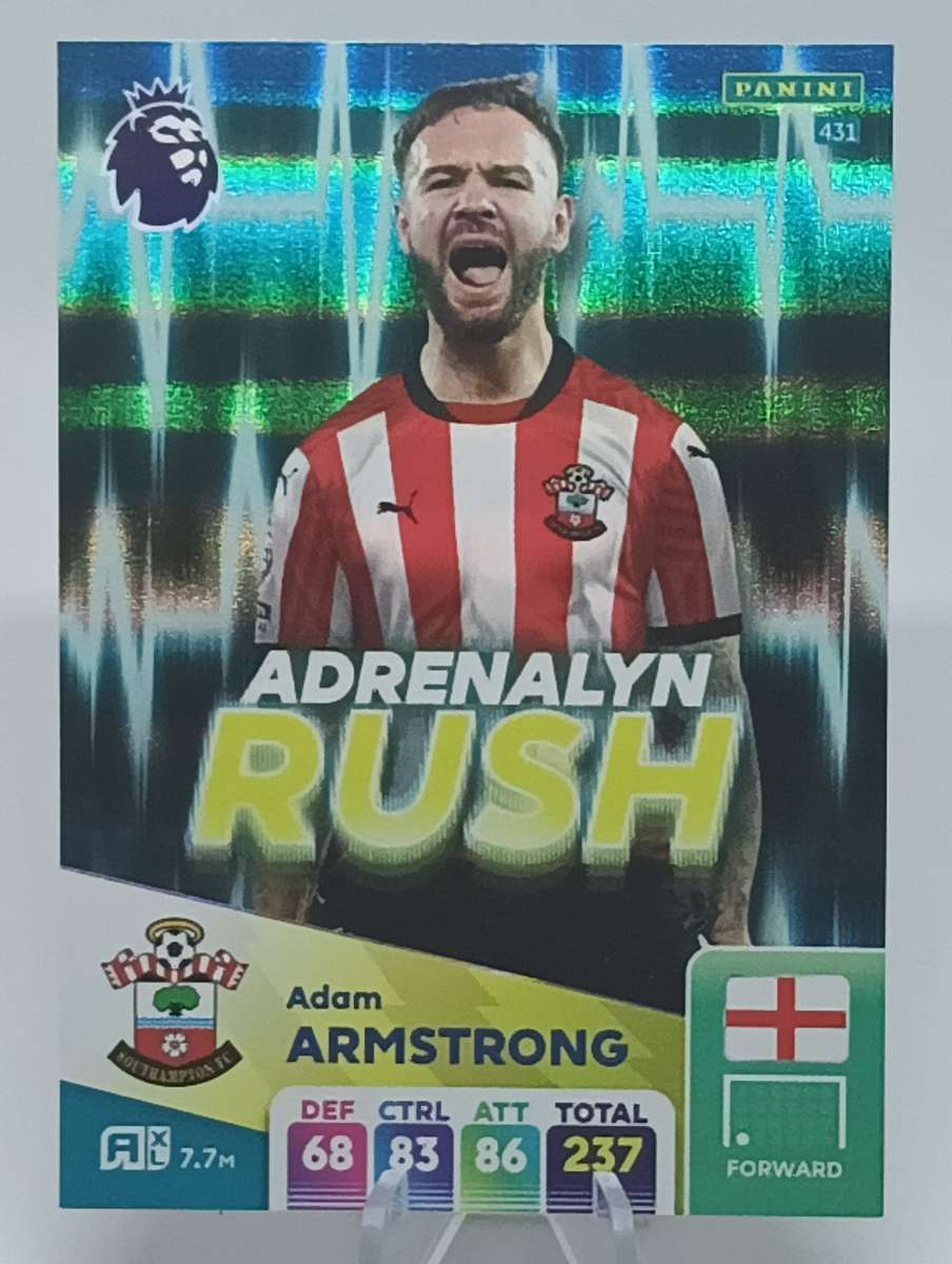 2024/25- PANINI- ADRENALYN XL- PREMIER LEAGUE- ADRENALYN RUSH- ADAM ARMSTRONG #431