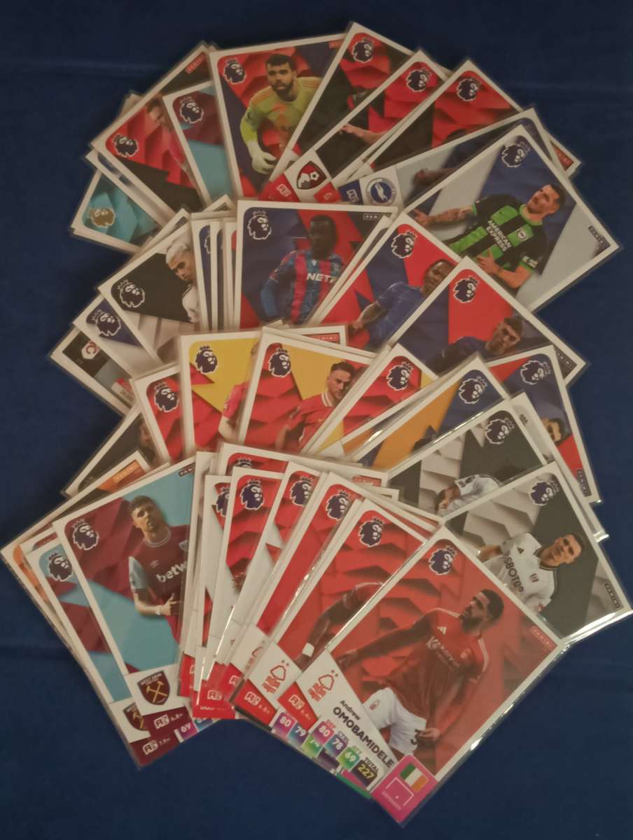 2024/25- PANINI- ADRENALYN XL- PREMIER LEAGUE- LOT - 83 BASE CARDS