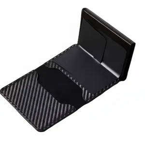 Slim RFID-Protected Carbon Fiber Wallet