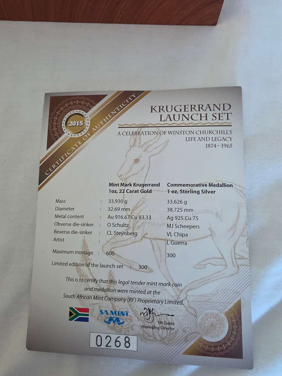 Winston Churchill's Krugerrand