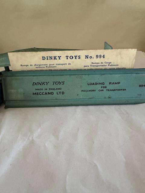 Dinky Toys 982 Pullmore Car Transporter + 994 Loading Ramp