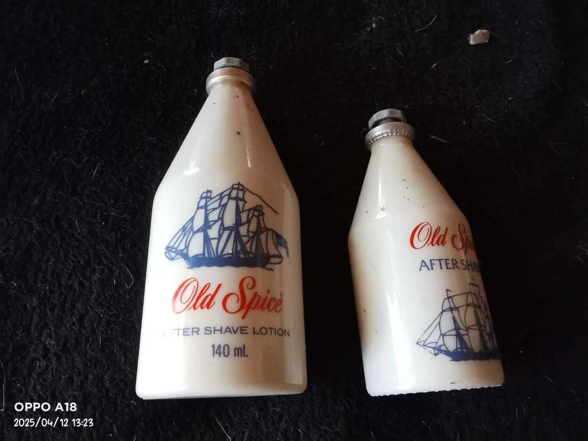 Antique Old Spice Bottels
