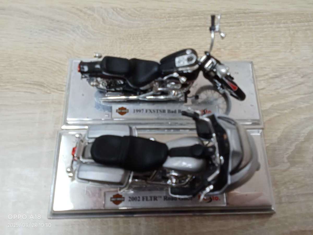 Harley Davidson Motorcycle Hobby Models