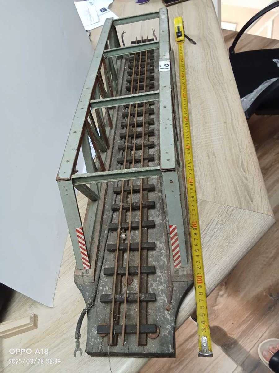 Antique Electric Model Train Bridge