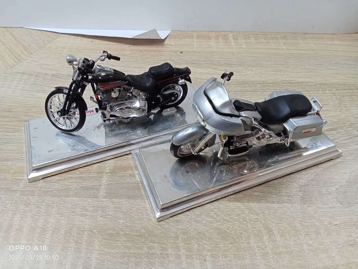 Harley Davidson Motorcycle Hobby Models
