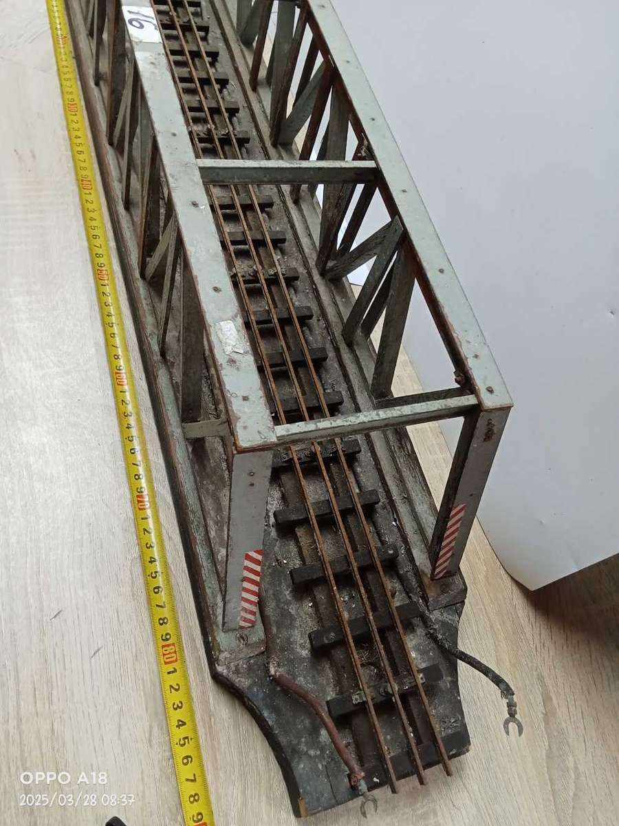 Antique Electric Model Train Bridge