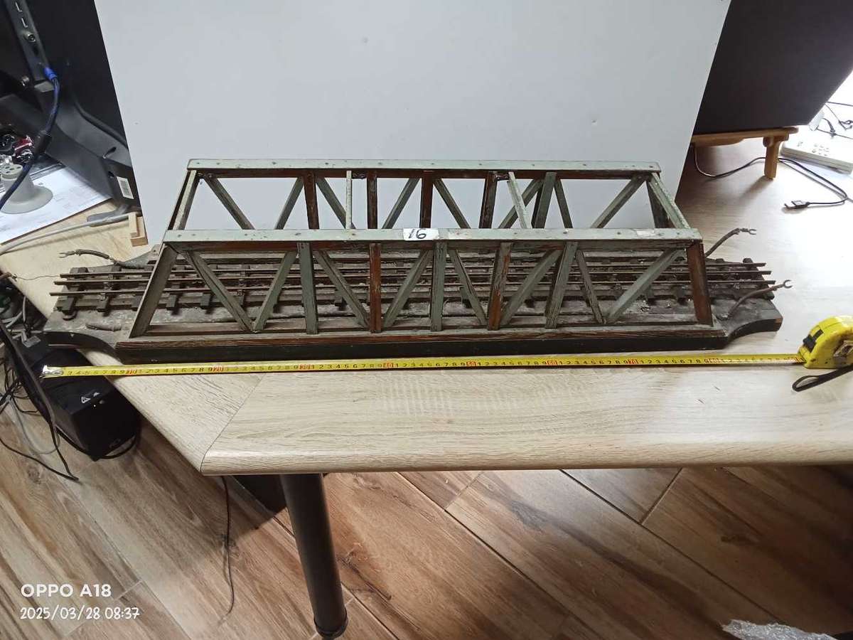 Antique Electric Model Train Bridge
