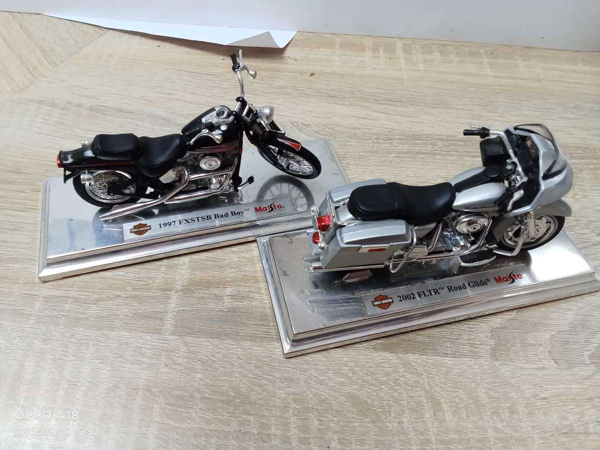 Harley Davidson Motorcycle Hobby Models