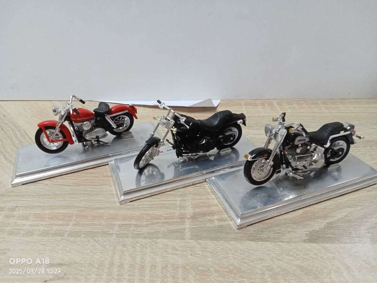 Harley Davidson Motorcycle Hobby Models