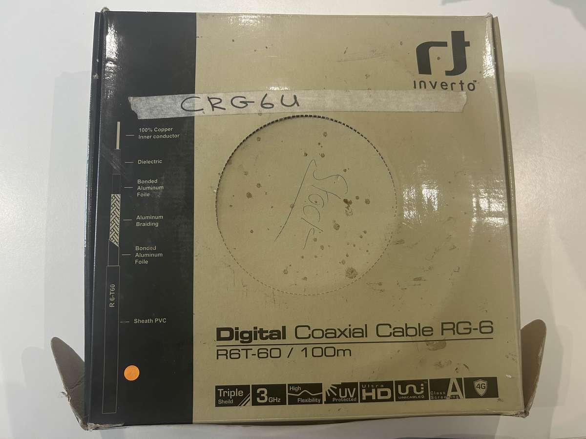 DIGITAL COAXIAL CABLE RG6U COPPER - 100M