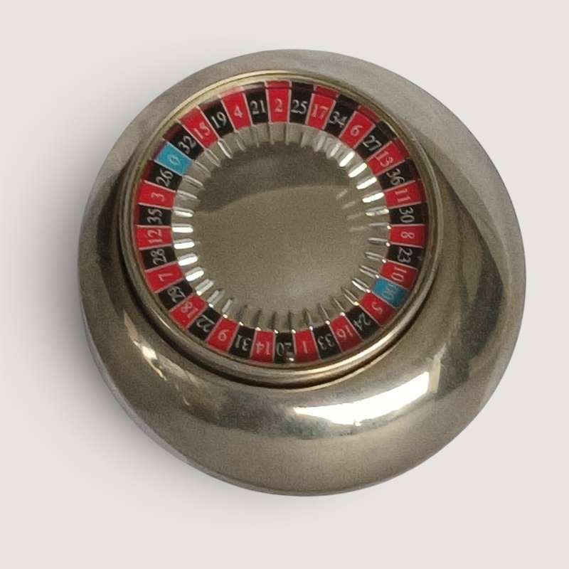 Roulette Wheel Desktop Bar Game Novelty Collectible