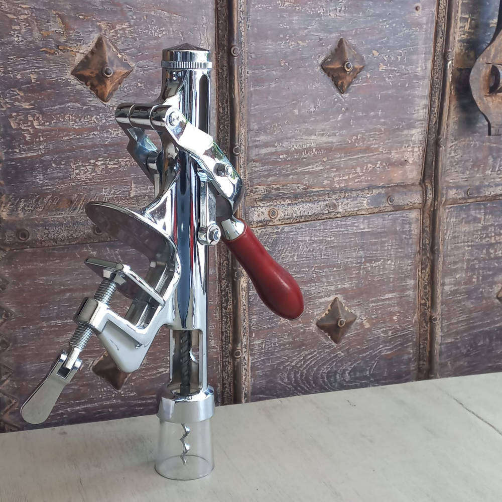 Professional Table mountain/Bar top Chrome wine bottle opener
