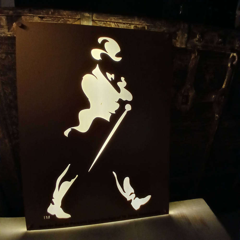 Authentic Johnnie Walker LED Promo Sign  Rare 2011