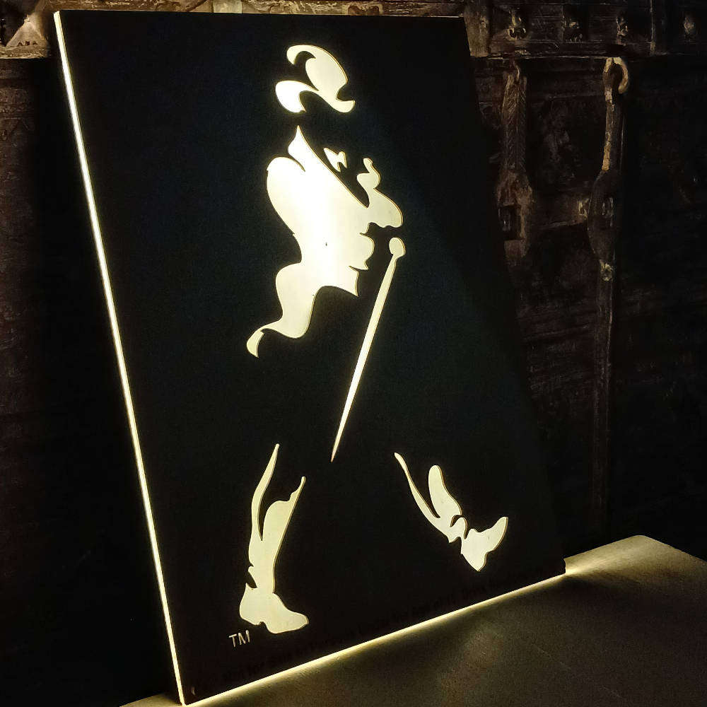 Authentic Johnnie Walker LED Promo Sign  Rare 2011
