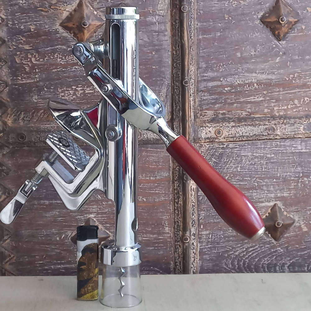 Professional Table mountain/Bar top Chrome wine bottle opener