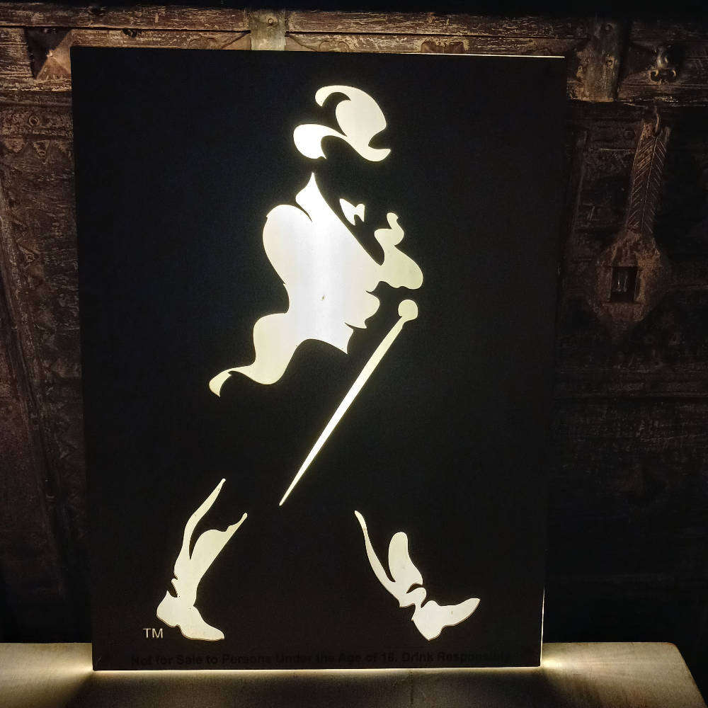 Authentic Johnnie Walker LED Promo Sign  Rare 2011