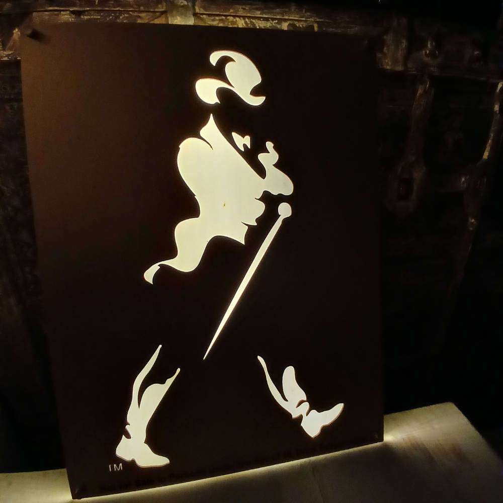 Authentic Johnnie Walker LED Promo Sign  Rare 2011