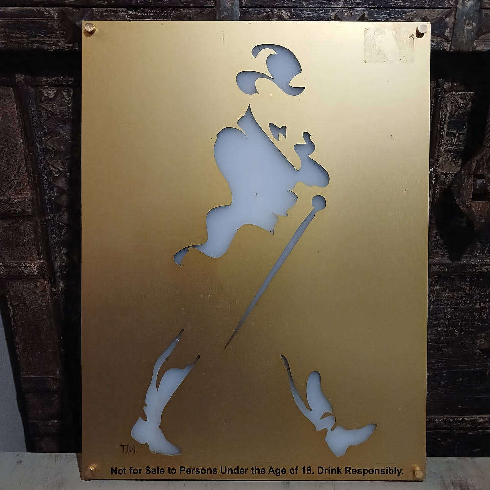 Authentic Johnnie Walker LED Promo Sign  Rare 2011