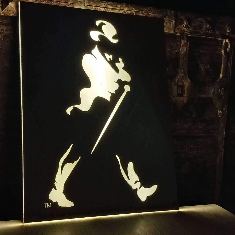 Authentic Johnnie Walker LED Promo Sign  Rare 2011