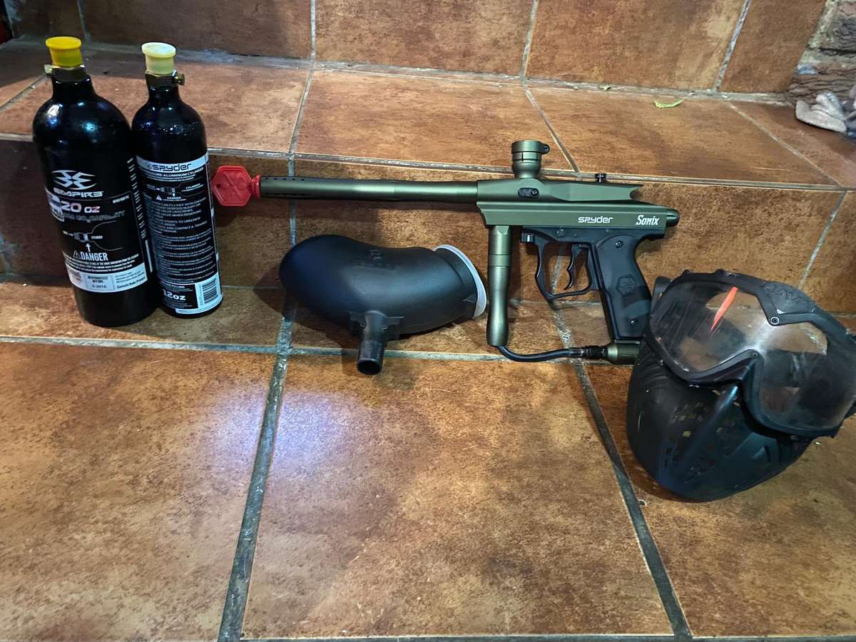 Spyder SONIX - Value PACK Paintball Marker / GUN Set