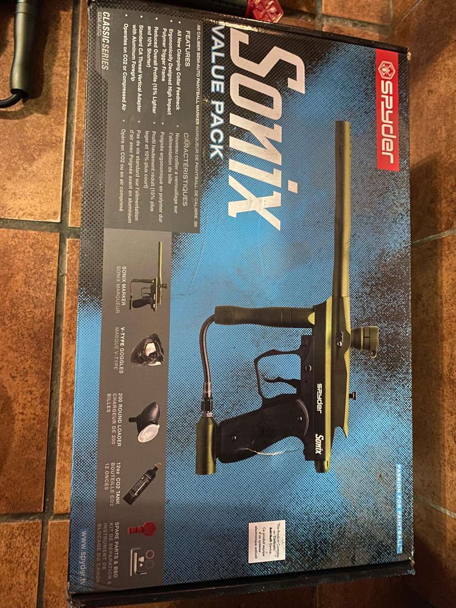 Spyder SONIX - Value PACK Paintball Marker / GUN Set