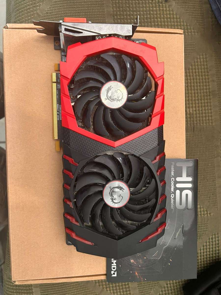 MSI Rx570 Gaming x 4G - Gaming Graphics Card VERY GOOD CONDITION - negotiable plus + gaming headset