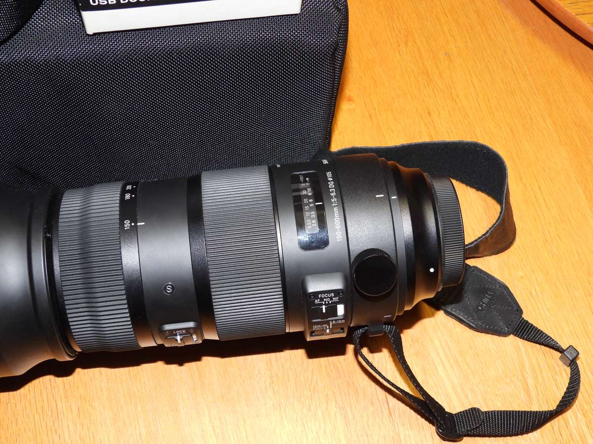 Sigma DG 150-600mm f5-6.3 OS HSM Sport Lens (Canon EF Mount) including Sigma USB Dock UD-01
