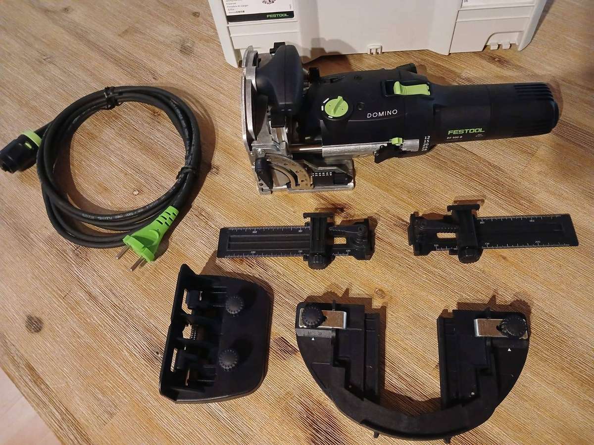 Festool Domino DF 500 Q-Set (UNUSED) + Systainer + Stops + Domino Tenons